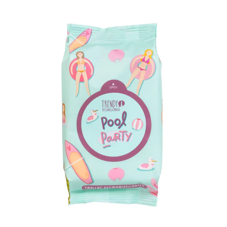 Toallas Desmaquillantes Pool Party Pequeñas Ref TDP2729 TRENDY