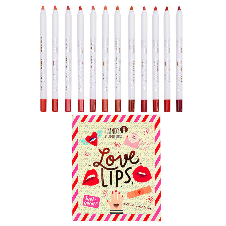 DELINEADORES DE LABIOS LOVE LIPS TRENDY