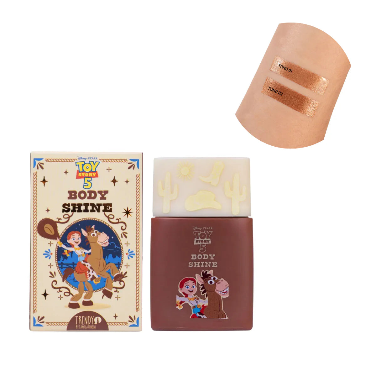 MALTEADA BRONCEADORA BODY SHINE TOY STORY TRENDY REF DYT2675