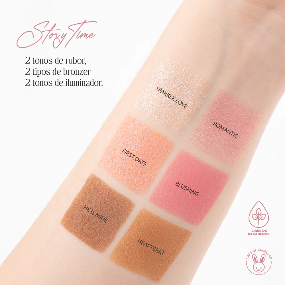 PALETA DE SOMBRAS STORYTIME ATENEA