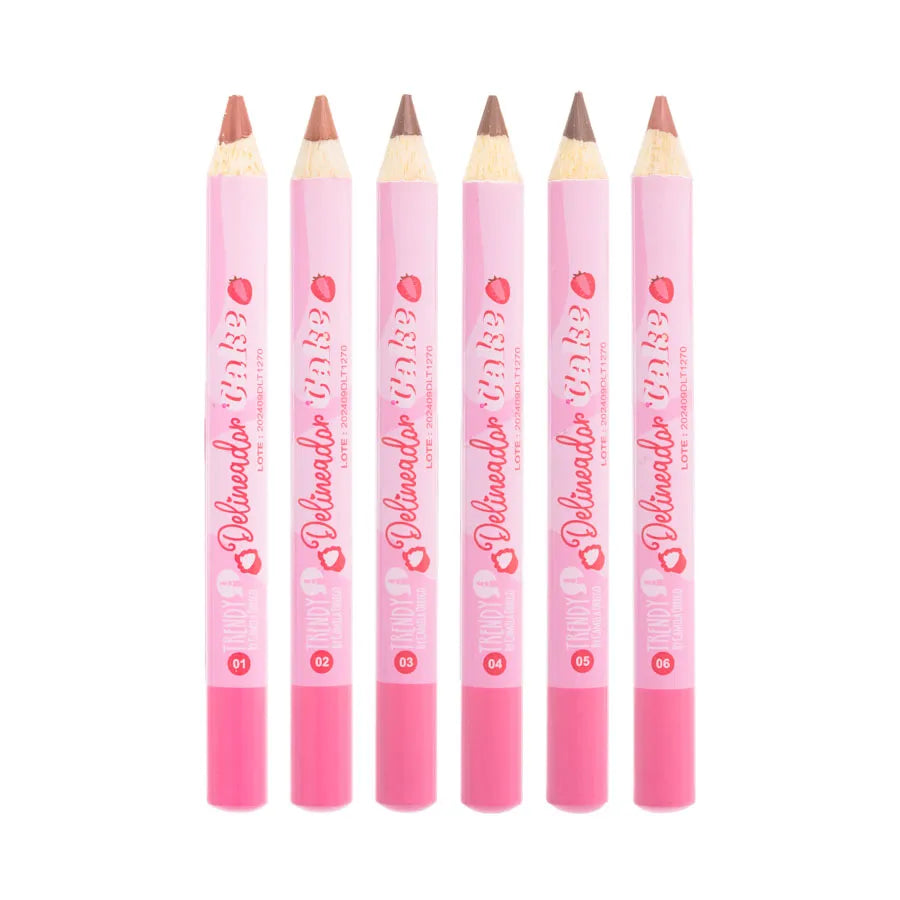 DELINEADORES DE LABIOS JUMBO CUPCAKE TRENDY