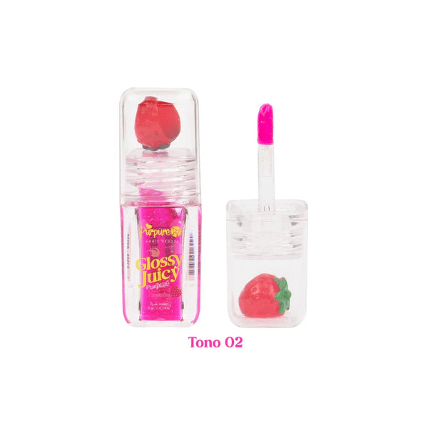 LIP GLOSS GLOSSY JUICY PURPURE