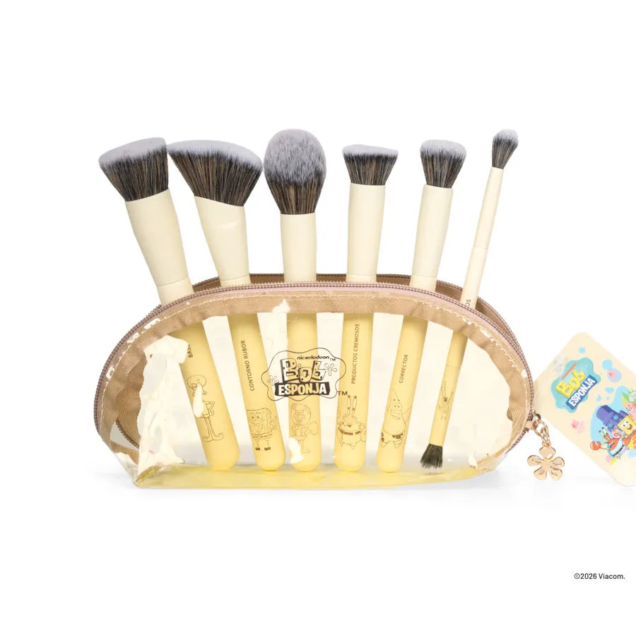 Kit Brochas Piña Bob Esponja Ref Kpb2570 TRENDY