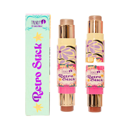 RUBOR ILUMINADOR EN BARRA RETRO STICK TRENDY