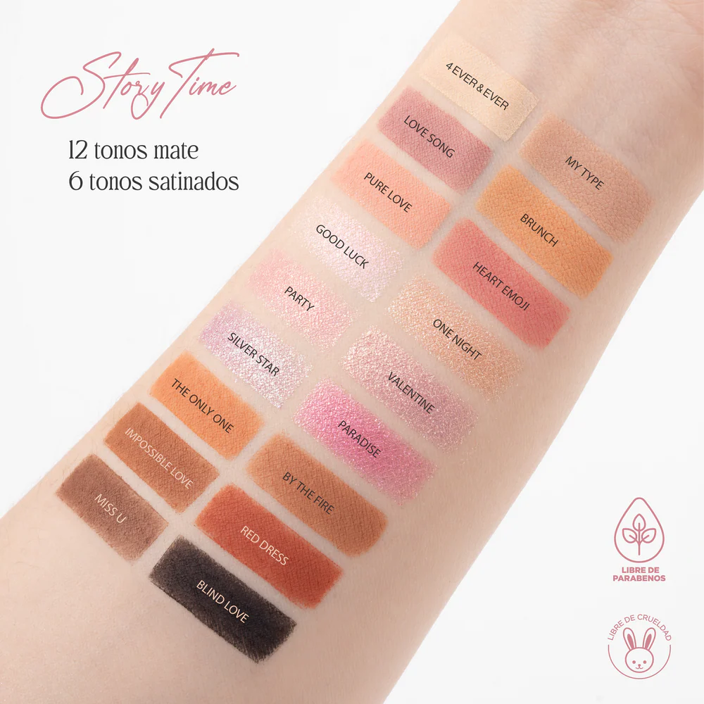 PALETA DE SOMBRAS STORYTIME ATENEA