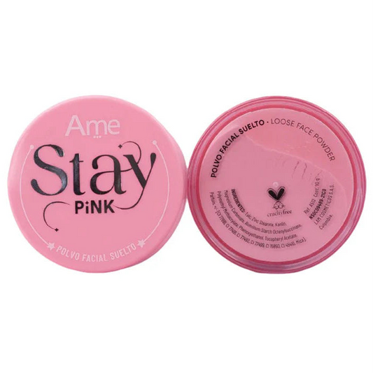 POLVO SUELTO ROSADO STAY PINK AME 10gr