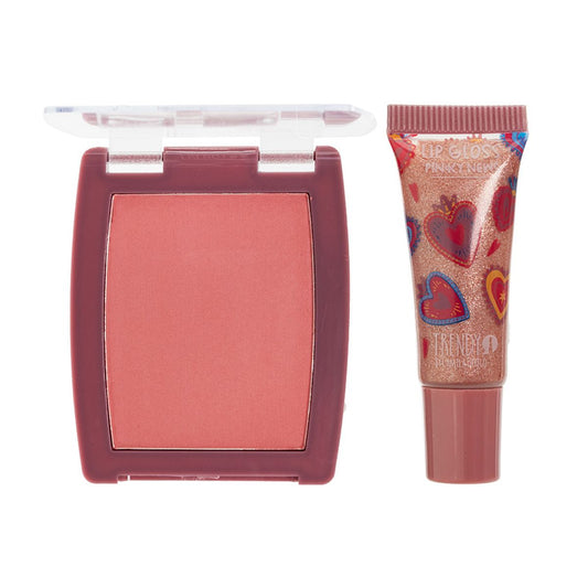 KIT RUBOR Y GLOSS PINKY NEWS