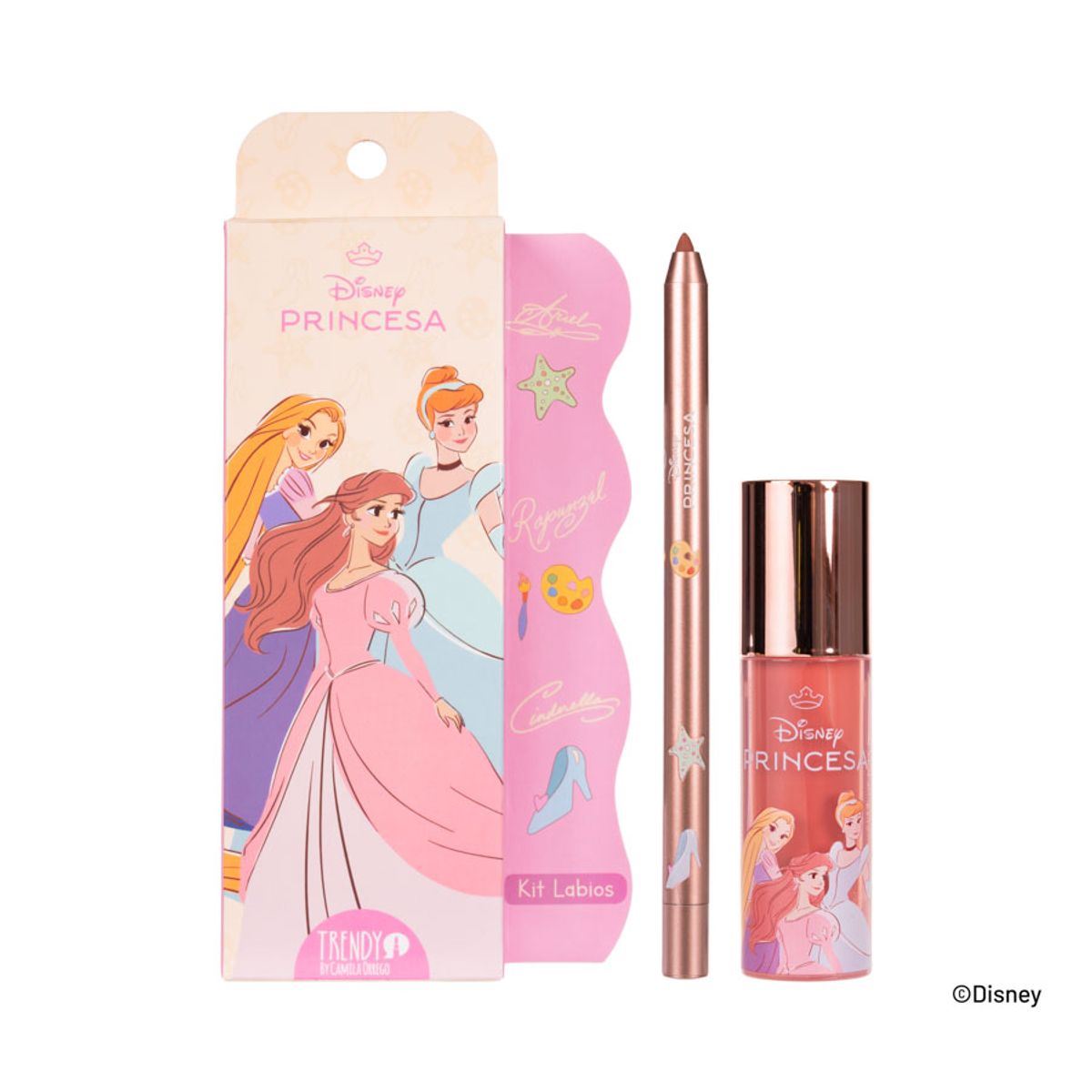 Kit Labios Gloss Princesas Ref DY2217