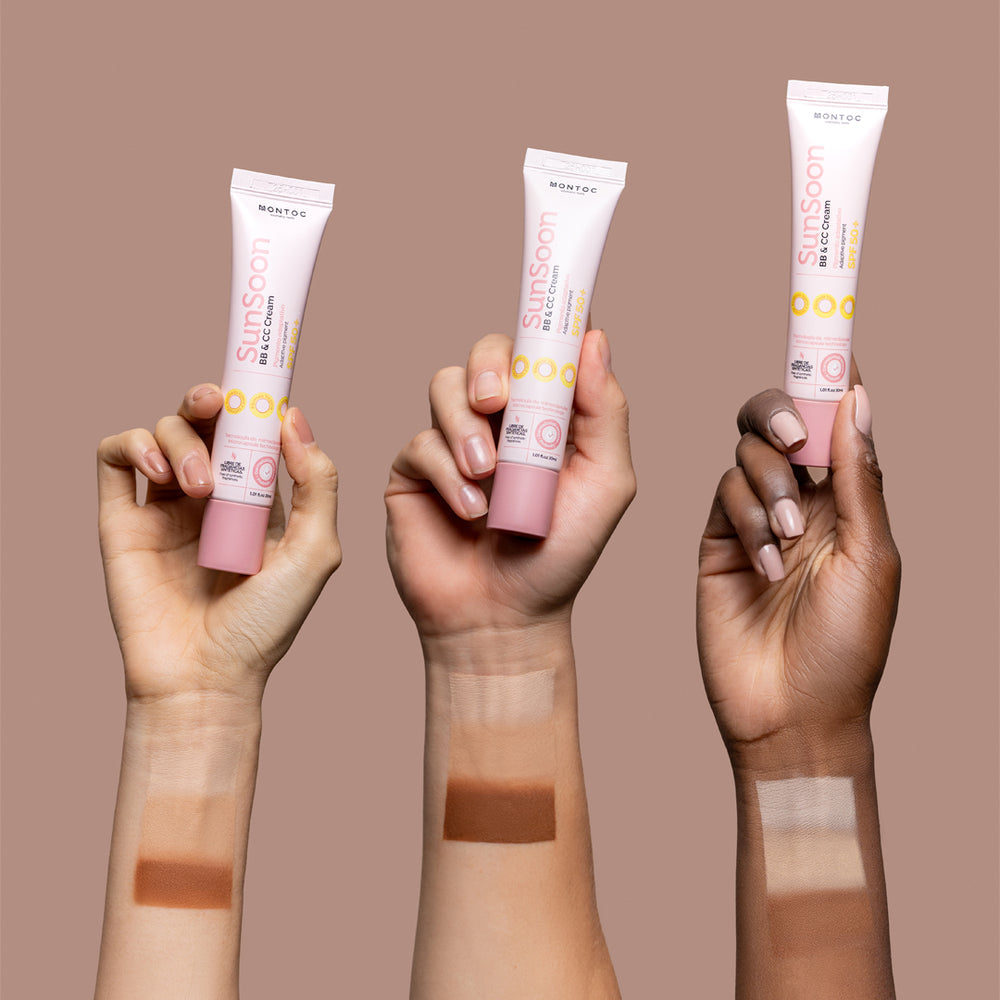 PROTECTOR SOLAR SUNSOON BB & CC CREAM SPF 50+ 30ML MONTOC