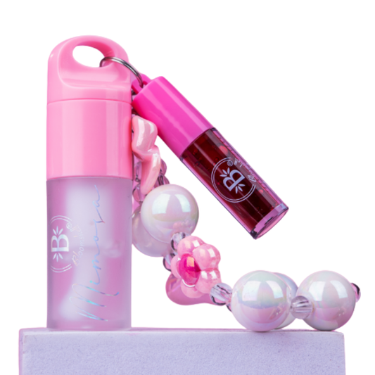 LLAVERO BLOOMSHELL DUO SHELL MIMOSA + MINI TINT