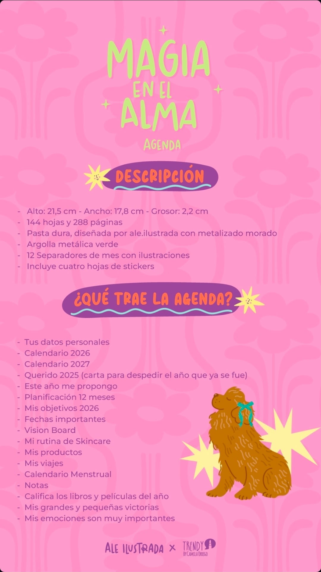 AGENDA MAGIA EN EL ALMA TRENDY 2026